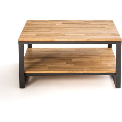 Hiba Square Oak & Steel Coffee Table - LA REDOUTE INTERIEURS - Modalova