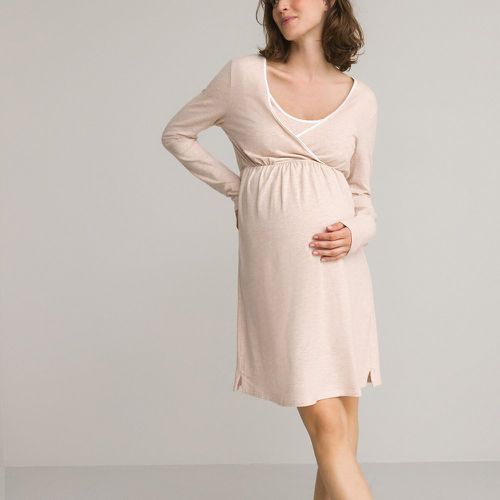 Organic Cotton Maternity Nightdress - LA REDOUTE COLLECTIONS - Modalova