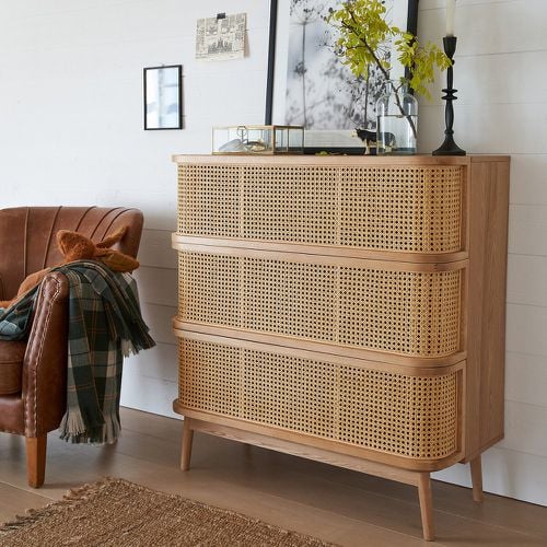 Laora Cane Chest of 3 Drawers - LA REDOUTE INTERIEURS - Modalova