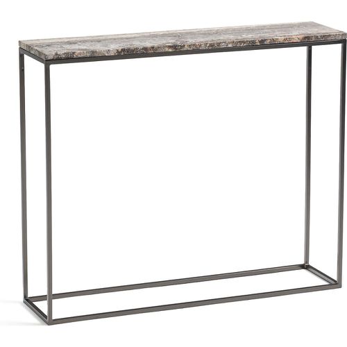 Mahaut Travertine Top and Metal Console - AM.PM - Modalova