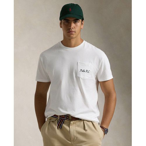 Logo Print Cotton T-Shirt in Regular Fit - Polo Ralph Lauren - Modalova