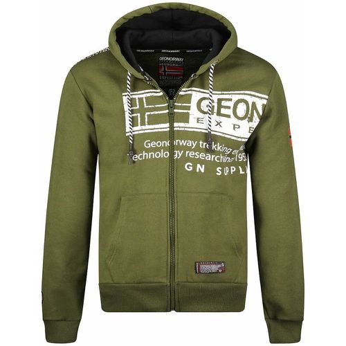 Fernando Zip-Up Hoodie in Cotton Mix - geographical norway - Modalova