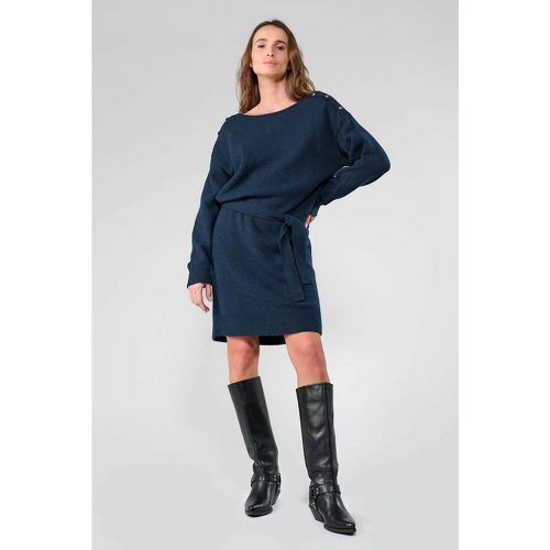 Boat Neck Jumper Dress - LE TEMPS DES CERISES - Modalova