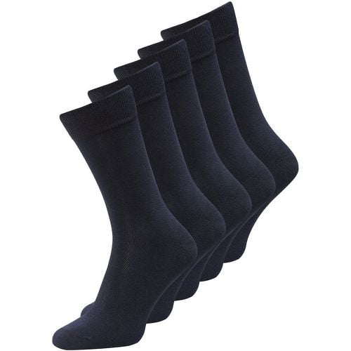 Pack of 5 Pairs of Socks in Cotton Mix - jack & jones - Modalova