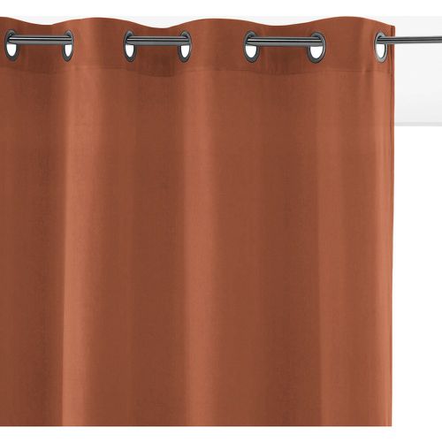 Velvet Eyelet Curtain - LA REDOUTE INTERIEURS - Modalova