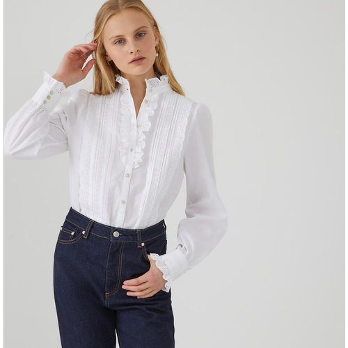 Signatures Cotton Ruffled Blouse - LA REDOUTE COLLECTIONS - Modalova