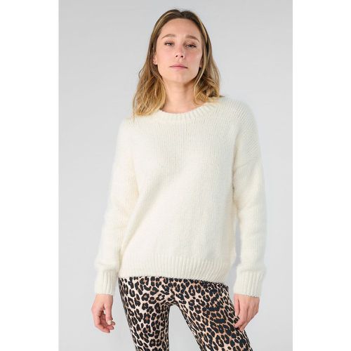 Chunky Knit Jumper with Crew Neck - LE TEMPS DES CERISES - Modalova