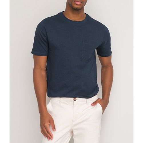 Organic Cotton T-Shirt with Crew Neck and Short Sleeves - LA REDOUTE COLLECTIONS - Modalova