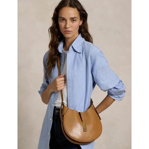 Polo ID Half Moon Bag in Leather - Polo Ralph Lauren - Modalova