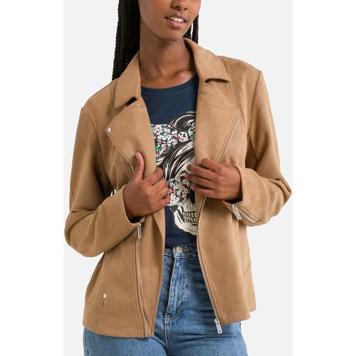 Faux Leather Short Jacket with Zip Fastening - Only - Modalova