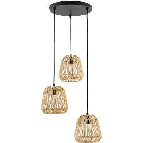 Yaku Metal and Hemp Cluster Ceiling Light - LA REDOUTE INTERIEURS - Modalova