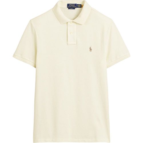 Cotton Pique Polo Shirt in Slim Fit - Polo Ralph Lauren - Modalova