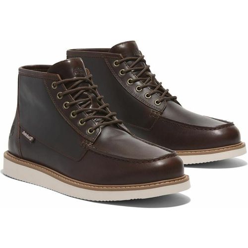 Newmarket Mid Lace Up Ankle Boots in Leather - Timberland - Modalova