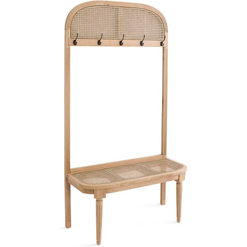 Lunhaus Oak & Rattan Coat Rack Bench - LA REDOUTE INTERIEURS - Modalova