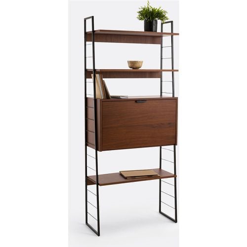 Watford Vintage Metal & Walnut Veneer Secretary Shelf Desk - LA REDOUTE INTERIEURS - Modalova