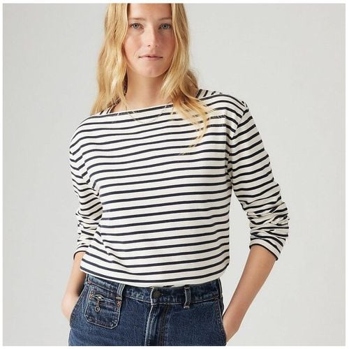 Striped Cotton T-Shirt with Square Neck - Levi's - Modalova