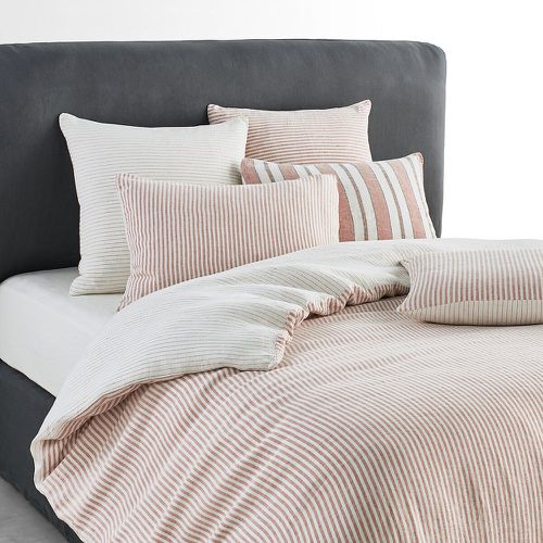 Deutzia Striped Reversible 100% Linen Duvet Cover - AM.PM - Modalova