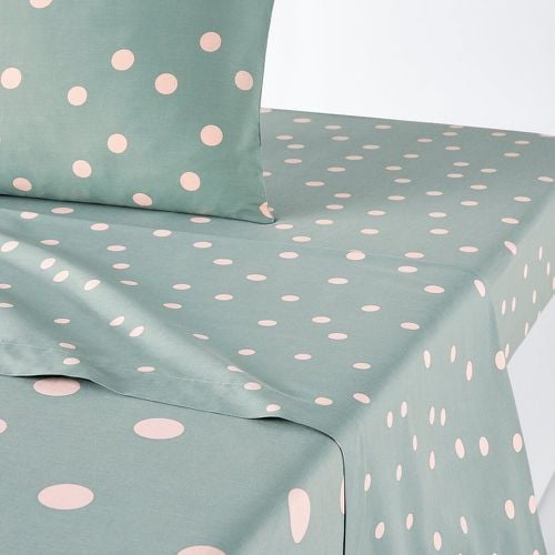 Orianne Spotted 100% Cotton Flat Sheet - LA REDOUTE INTERIEURS - Modalova