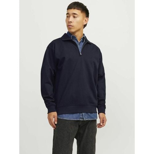 Cotton Half Zip Sweatshirt - jack & jones - Modalova