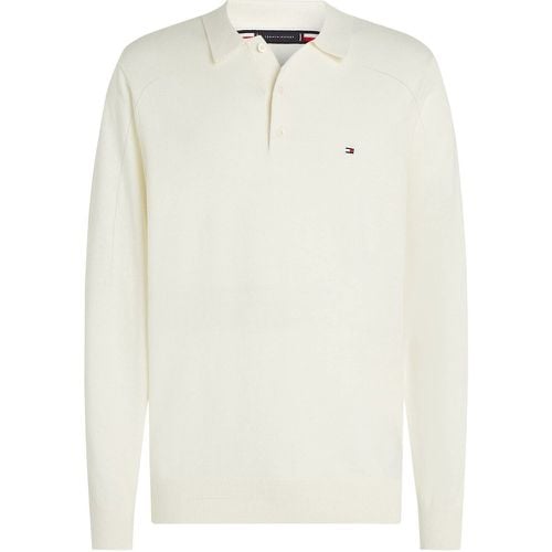 Cotton/Cashmere Polo Jumper - Tommy Hilfiger - Modalova