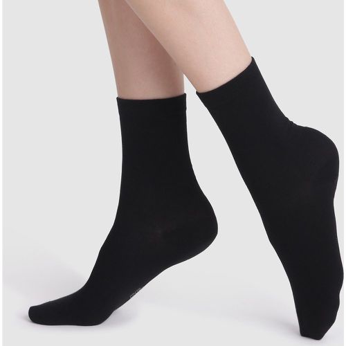 Pack of 2 Pairs of Crew Socks in Cotton Mix - Dim - Modalova