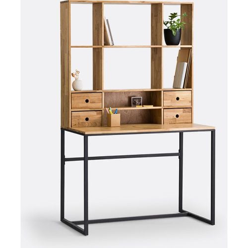 Hiba Oak & Metal Extendable Desk - LA REDOUTE INTERIEURS - Modalova