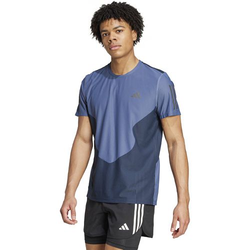 Two-Tone Running T-Shirt with Small Logo - adidas performance - Modalova