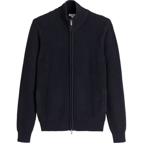 Cotton Fisherman's Rib Cardigan with Zip Fastening - LA REDOUTE COLLECTIONS - Modalova