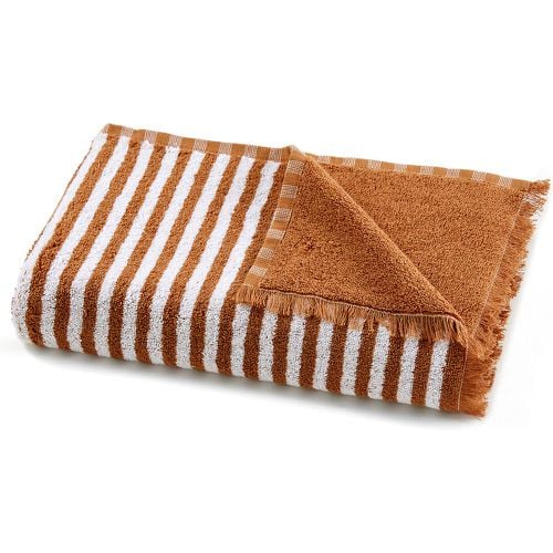 Arzon Striped 500g Terry Bath Sheet - LA REDOUTE INTERIEURS - Modalova