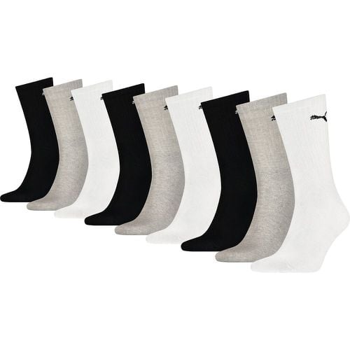 Pack of 9 Pairs of Crew Socks in Cotton Mix - Puma - Modalova