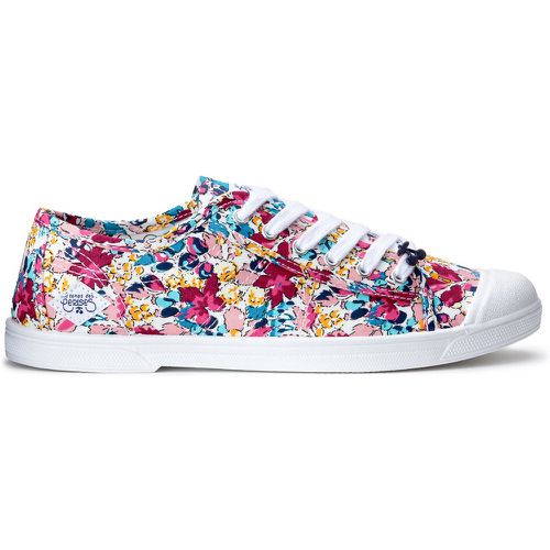 Basic 02 Dahlia Canvas Trainers in Floral Print - LE TEMPS DES CERISES - Modalova