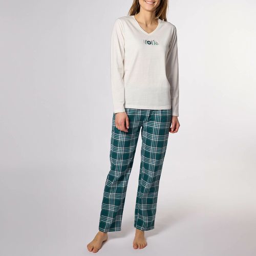 Aberdeen Cotton Boyfriend Pyjamas with Long Sleeves - DODO - Modalova