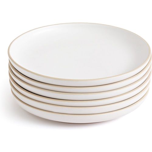 Set of 6 Nordik Matte Stoneware Plates - LA REDOUTE INTERIEURS - Modalova