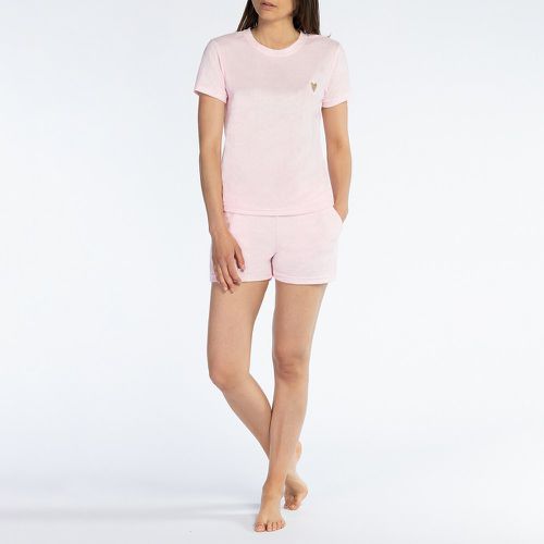 Pastel Towelling Short Pyjamas with Short Sleeves - MELISSA BROWN - Modalova