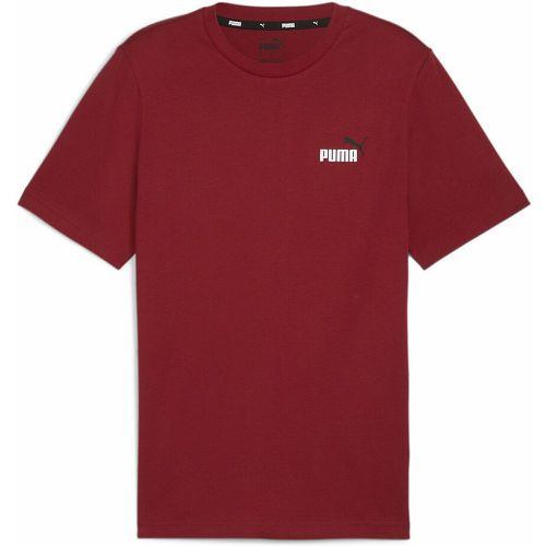 Essential Cotton T-Shirt with Small Logo Print and Short Sleeves - Puma - Modalova