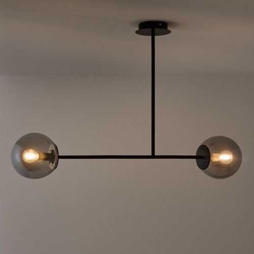 Atea Metal & Smoked Glass Ceiling Light - LA REDOUTE INTERIEURS - Modalova