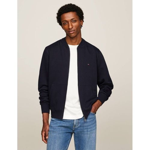 Cotton Mix Track Top with Baseball Collar - Tommy Hilfiger - Modalova