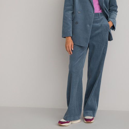 Les Signatures - Cotton Corduroy Trousers with Wide Leg, Length 31.5" - LA REDOUTE COLLECTIONS - Modalova