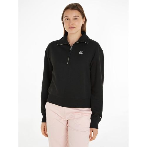 Half Zip Sweatshirt in Cotton Mix - Tommy Hilfiger - Modalova