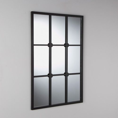 Lenaig 60 x 90cm Window-Style Metal Mirror - LA REDOUTE INTERIEURS - Modalova