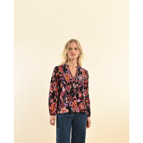 Floral Print Cotton Blouse - MOLLY BRACKEN - Modalova