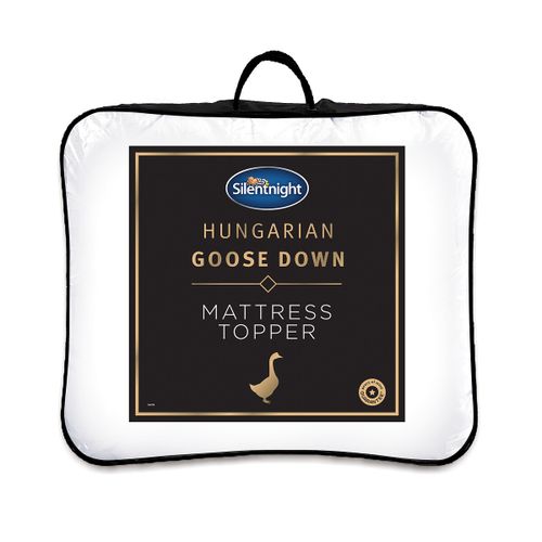 Hungarian Goose Feather Down Mattress Topper - Silentnight - Modalova