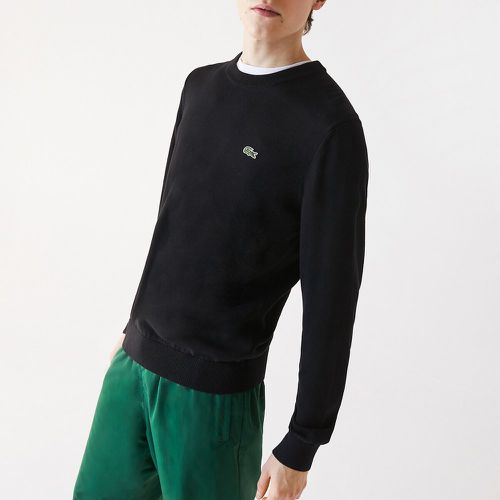 Embroidered Logo Jumper in Organic Cotton with Crew Neck - Lacoste - Modalova