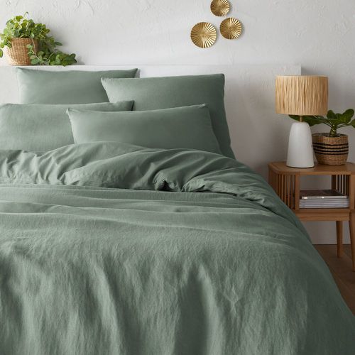 Annaba Two-Sided Washed Linen and Cotton Duvet Dover - LA REDOUTE INTERIEURS - Modalova