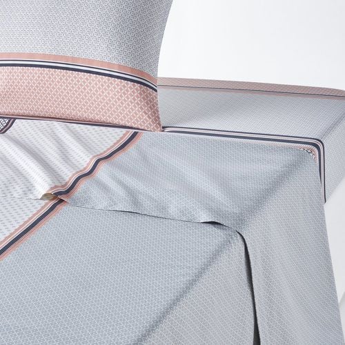 Nayma Geometric 100% Cotton Flat Sheet - SO'HOME - Modalova