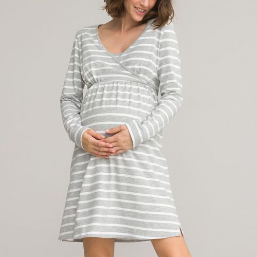 Maternity Nightshirt in Organic Cotton Blend - LA REDOUTE COLLECTIONS - Modalova