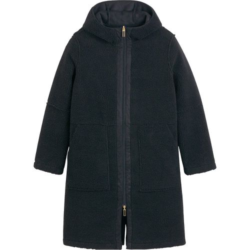 Sherpa Mid-Length Coat with Integral Hood - Anne weyburn - Modalova