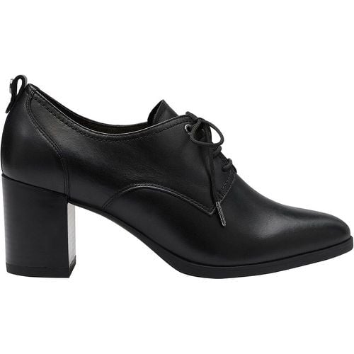 Leather Heeled Pointed Brogues - tamaris - Modalova