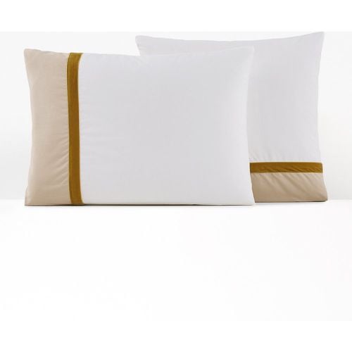 Lucette Two Tone 100% Cotton Pillowcase - LA REDOUTE INTERIEURS - Modalova