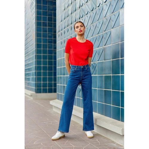 Zephyr Mom Jeans in Stretch Denim - LA PETITE ETOILE - Modalova